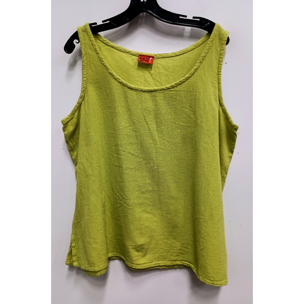 Oh My Gauze! Lime Green Tank Top